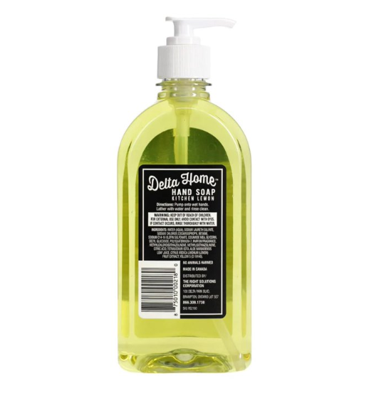 Delta Home Hand Soap Lemon