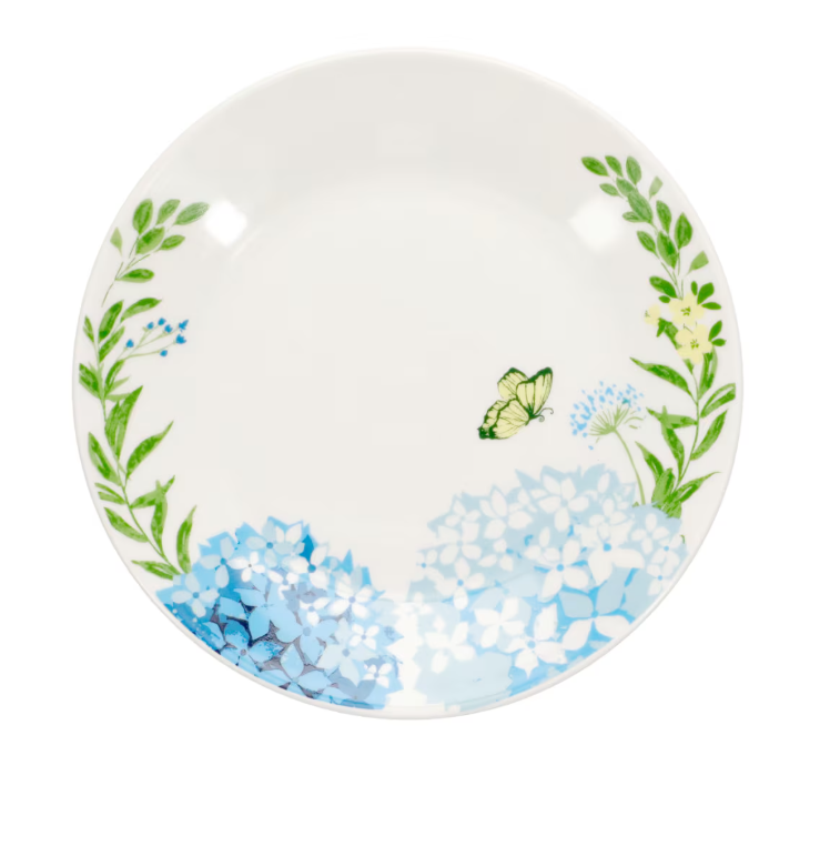 Easter balloon porcelain dinner plate spring floral collection.