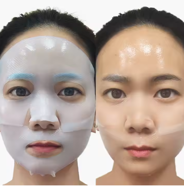 BelleVita Collagen face mask- Hydrating, firming, and brightening skincare Treatment for all skin types- Single use sheet mask with anti-aging benefits.